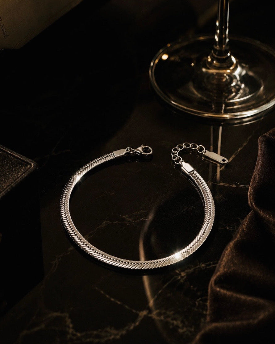 Silver Snake Bracelet