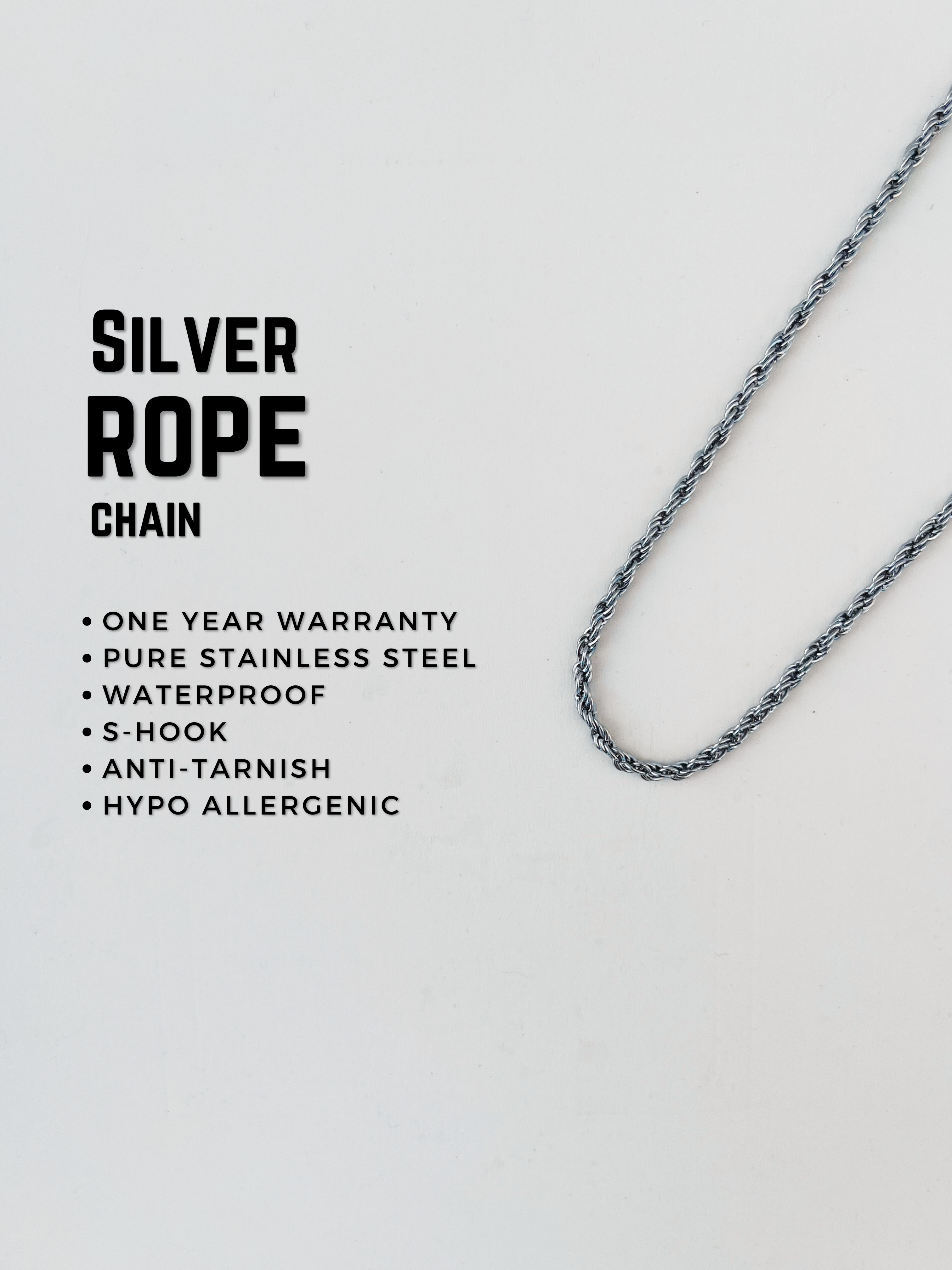Silver Rope Chain