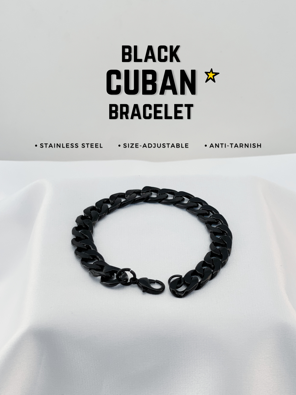 Black Cuban Bracelet