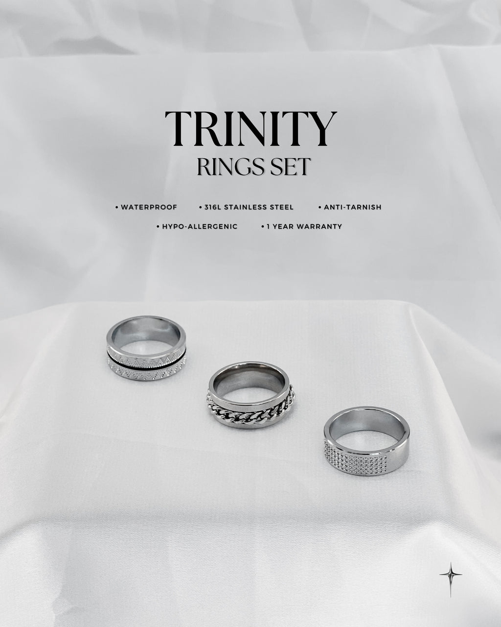 Trinity Rings Set