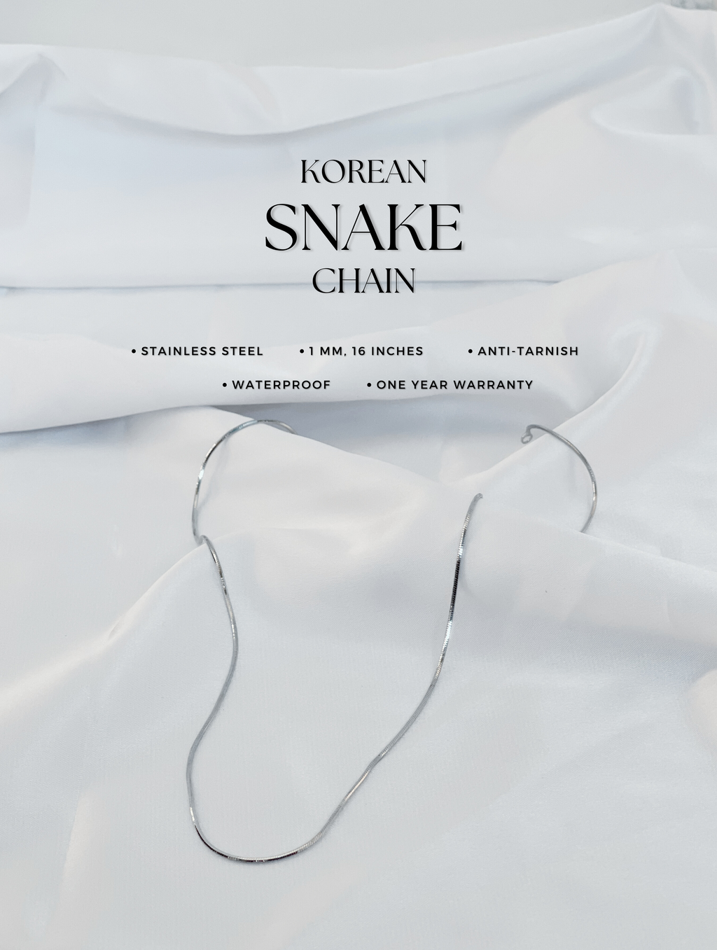 Dapper Snake Korean Snake Chain – dhakadapper