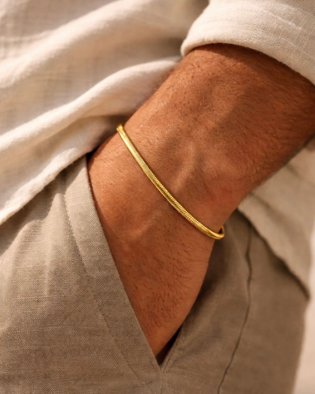 Gold Snake Bracelet