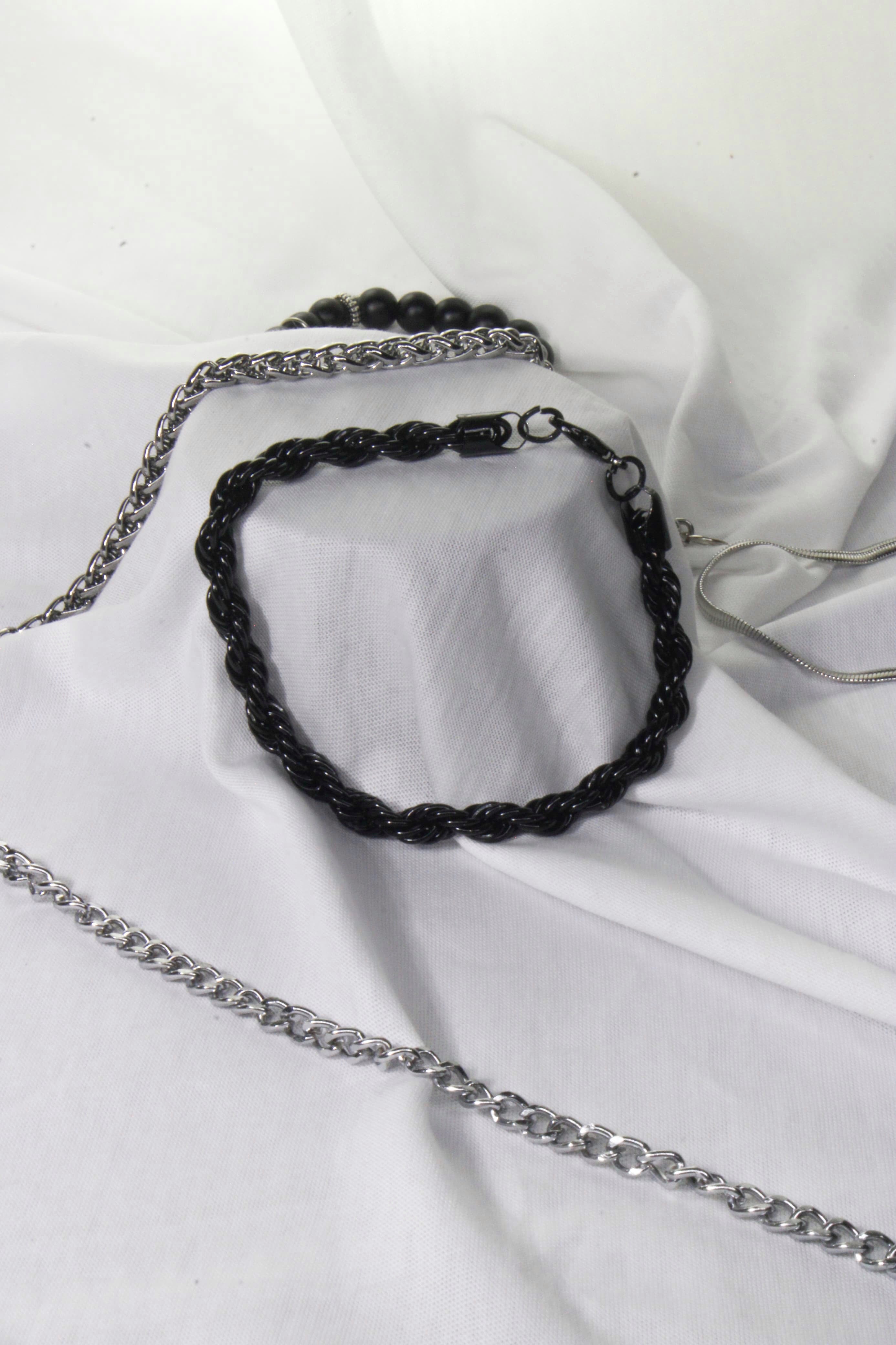 Black Rope Bracelet