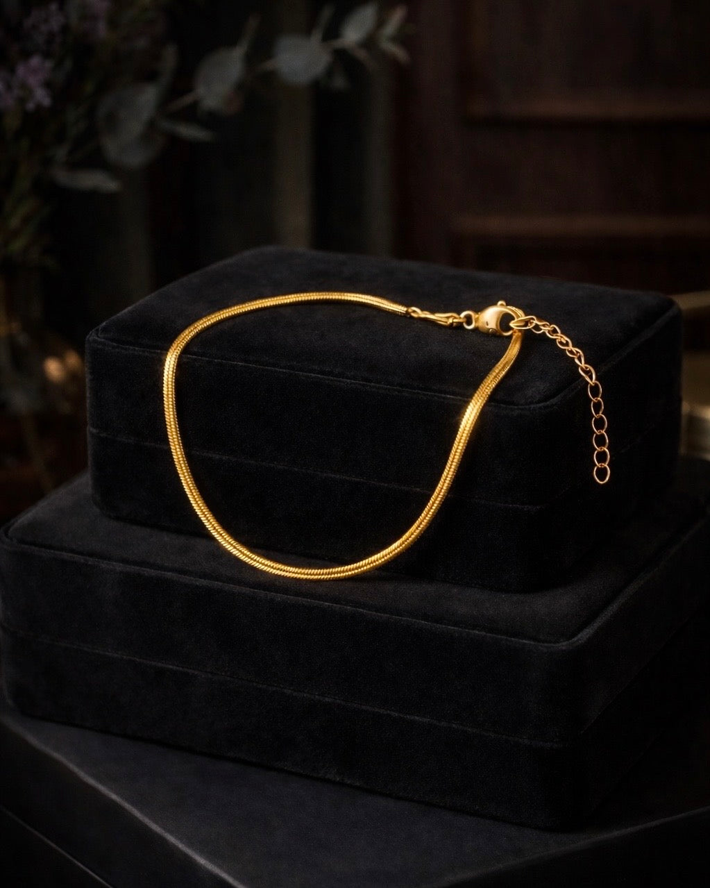 Gold Snake Bracelet
