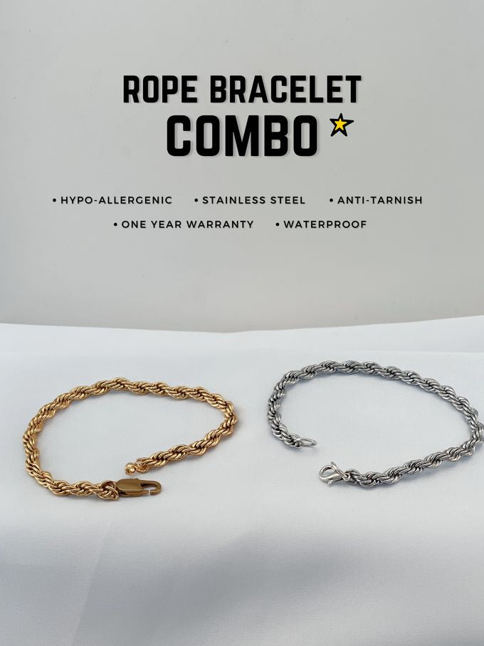 Rope Bracelet Combo